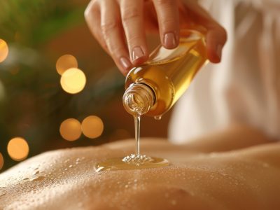 масаж с мед