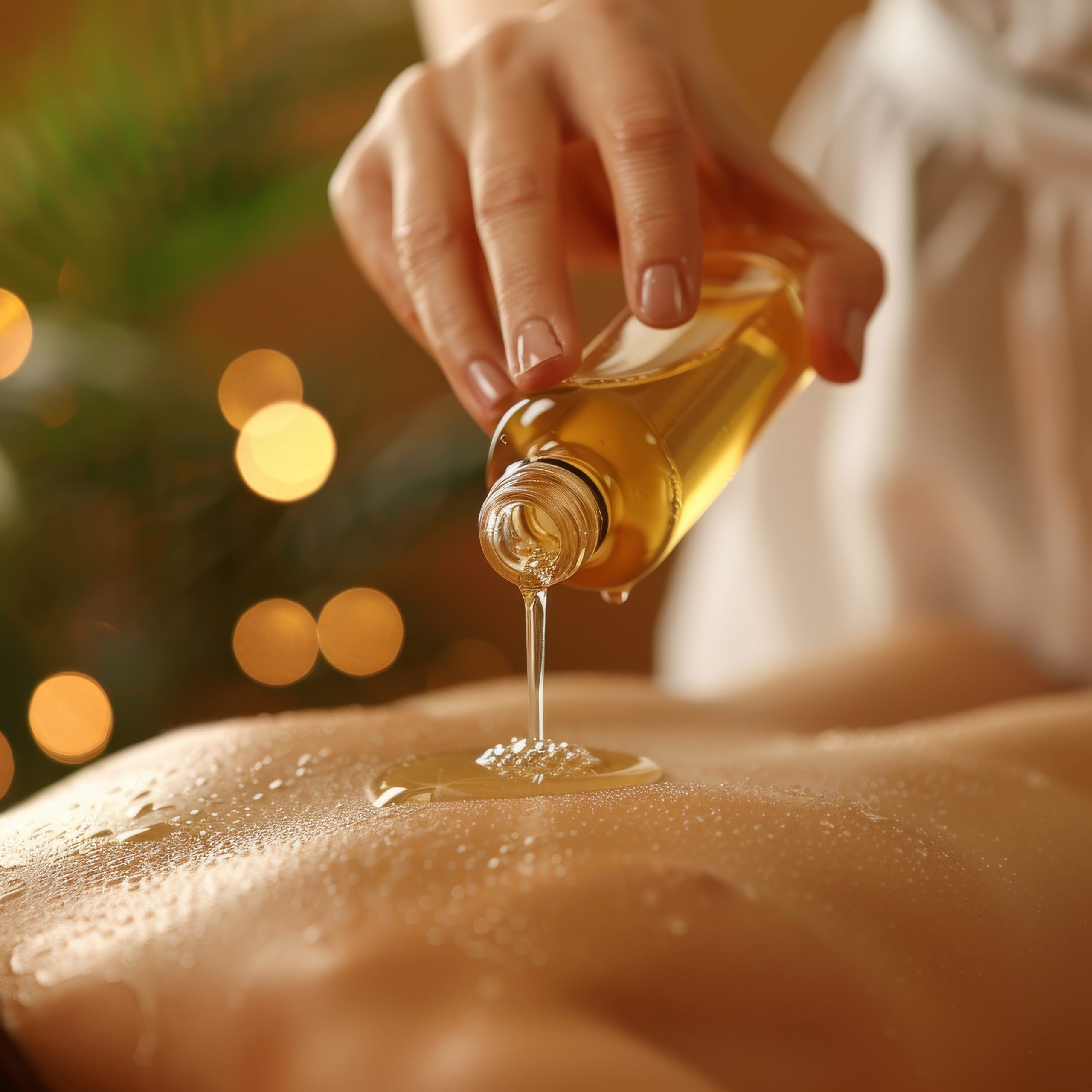 масаж с мед